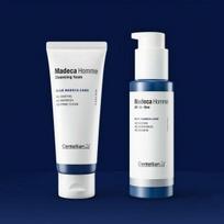 Dongkook Pharmaceutical Centellian 24 Madeca Homme All-in-One 125ml Cleansing Foam 120ml, All-in-one Cream 125ml [C01], 1 piece white