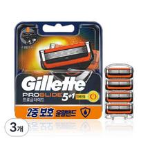 New Gillette ProGlide Power Razor Blades, 4-pack, 3-count ,Korean razor blade gray