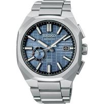 Seiko vyriškas SBXD013 (ASTRON NEXTER GPS saulės metalo juosta vyrams) Apvalus laikrodis, sidabrinis, daugiarankis analoginis