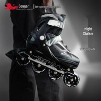 COUGAR Suaugusiųjų reguliuojami riedučiai XL (Adjustable EU 41-44) gray