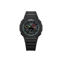 CASIO Unisex skystųjų kristalų/analoginis dvigubo ekrano serijos juodas laikrodis GA-B2100MF-1APR- Black Regular Watch Box black
