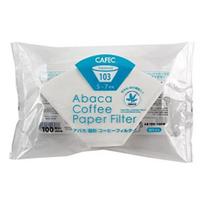 Sanyo Industries Abaca Coffee Filters 103, 5-7 cups, 100 filters per pack, AB103-100W, 3-pack white