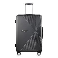 Diplomat Simple & Stylish Hard-Shell Spinner Luggage 26 Inches gray