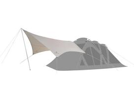Snow Peak Connect Tarp Hexa Dramblio kaulo spalvos FES-275 dramblio kaulas
