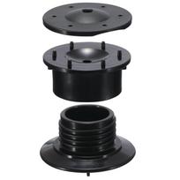 HARIO FT-GN Lid knob stopper top and bottom set for rice pots with glass lids black