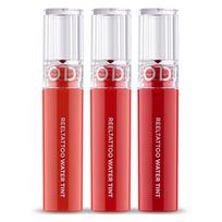 Merry Sword Lil Tattoo Water Lip Tint 2.7g x 3 types set, SET2 Scarlet Coral + Sweet Pearl Simone + Crimson Red, 1 set red