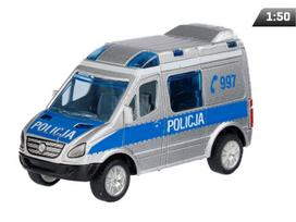 Model 1:50, Mercedes-Benz Sprinter Mini, POLICJA, srebrny 1