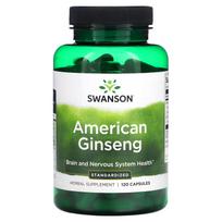 Swanson, Amerikos ženšenis, 300 mg, 120 kapsulių