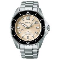 SEIKO Prospe 300m Waterproof Automatic/Manual Mechanical Movement Stainless Steel Strap Watch 41.3mm SPB481 Yellow Watch Dial gray