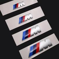BMW M LOGO Sparno Emblema Ženklelis Galinės Bagažinės Ženklelis 1 3 5 7 Serijoms X1 X3 X5 X6 M Sportas Lipdukas Automobilio Aksesuarai Stilius 5.5x2cm&M