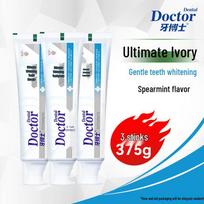 Dr. White Ultimate Whitening & Spearmint Toothpaste (3 x 125g) white