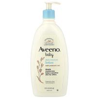 Aveeno, Baby, Daily Moisture Lotion, with Prebiotic Oats, Fragrance-Free, 532 ml (18 fl oz) white