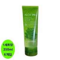 Tony Moly Aloe 99% Moist Soothing Gel, 1500ml, 1 set green