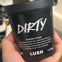 Lush Shaving Cream Dirty 225g, 1 pack black