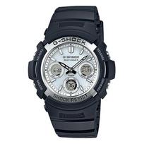 Casio Vyriškas G-SHOCK AWG-M100S-7AJF [apsauga nuo šviesos SOLAR] apvalus laikrodis, juodas nerūdijantis