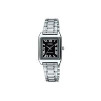 CASIO moteriškas standartinės serijos juodas laikrodis LTP-V007D-1B LTP-V007D-1B Silver Strap gray