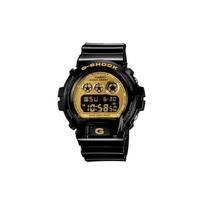 Casio trijų ciferblatų LCD dizaino chronometras, laikmatis, EL foninis apšvietimas, atsparus vandeniui, antimagnetinis ir atsparus smūgiams, laisvalaikio sportui, kvarcinis mechanizmas DW-6900CB-1DS auksas
