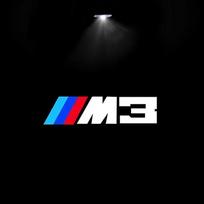 2/4 vnt. Automobilio durų pasveikinimo LED projektorius Lazerinis logotipas Durų šviesa BMW E90 E60 E46 E93 F20 F21 F30 F31 F32 F33 F34 F15 F10 F01 F11 gsrm90 2pcs white