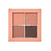 McQueen New York 1001 Tone-on-Tone Shadow Palette Pro 4-ball 3.8g, dried coral petals, 1 piece beige