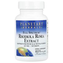 Planetary Herbals, Full Spectrum™ Rhodiola Extract, 655 mg, 120 tablets (327 mg per tablet)