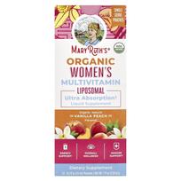 MaryRuth's, Organic Women's Multivitamin Liposomal, Vanilla Peach, 14 Count, 0.5 fl oz (15 ml) Each