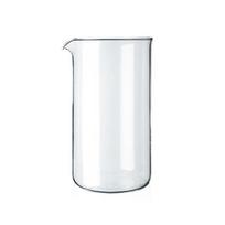 BODUM Atsarginis stiklinis indas prancūziškam kavos virimo aparatui 1000 ml Skaidrus Atsarginė dalis/Viena dalis [Originalus] 1508-10 white