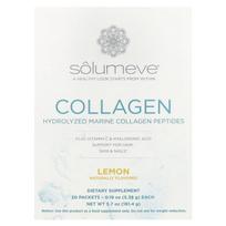 With Marine Collagen Peptides, Vitamin C and Hyaluronic Acid, Lemon Flavor, 30 Packets, 5.38G (0.19Oz) Each