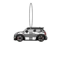 Automobilio dekoravimo pakabukas Ornamentas Kvepalai Kvapų Kvapų Difuzorius Oro Gaiviklis MINI Cooper R55 R56 R60 F54 F55 F56 F60 gray