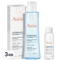 Avene Hydrance Terminio vandens Stiprinantis losjonas esencija 200ml + Giliai drėkinantis losjonas 25ml Rinkinys, 3 Rinkiniai white