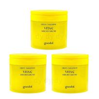 Goodal Green Tangerine Vita C Toner Pad 70p, 70 pieces, 3 pieces yellow