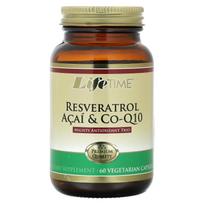 LifeTime Vitamins, Resveratrol Acai & Co-Q10, 60 Veggie Capsules