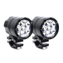 X-STYLE Motociklo priekinis žibintas, Pagalbinis žibintas, 60 W, LED rūko žibintas, Baltas, Darbinis žibintas, 12 6LED balta