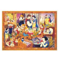 Tenyo dėlionė Disney Sniego Meilės Stebuklas Apima ir Aptarnavimo Kortelė (Tenyo) [Pagaminta Japonijoje] 500 dalių Baltas (35x49 cm) D-500-687, Klijai, Mentelė, beige