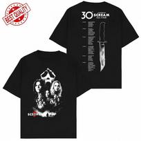 NAUJAS Scream 7 30-ojo Scream Kill Tour metinių marškinėlis 2026 S-4XL Unisex T-shirt S gray