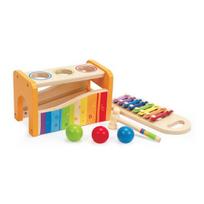 Hape Tok Tok Bench Xylophone Toy Korean childrens toys beige