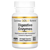 California Gold Nutrition, Digestive Enzymes, Broad Spectrum, 90 Veggie Capsules