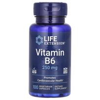Life Extension, Vitamin B6, 250mg, 100 vegetable capsules