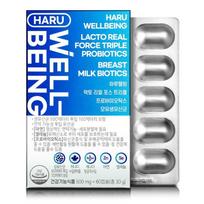 Haru Wellbeing Lacto Real Force Triple Probiotics Breast Milk Lactobacillus 500mg x 60 capsules, 60 tablets, 4 units