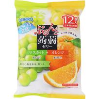 Orihiro Prandu Purunto Konnyaku Jelly maišeliai Muskatų + Apelsinų 20g x 12 Kiti (patikrinkite spynas, liežuvio valiklius ir kt.) Želė Kiti (patikrinti spynos, liežuvio kle 1 set