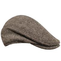 Hunting Hat Tweed Herringbone Hunting FT7006 [Eternal Leaf] Men's (M, Brown) ruda