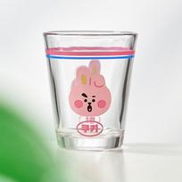 BT21 suvenyrinė sojų stiklinė COOKY pink