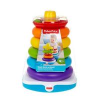 Fisher Price dideli žiedų krovimo žaislai Korėjos vaikams red