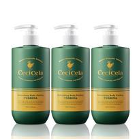 CeCella Refreshing Body Peeling, 500ml, 3 units black