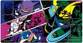 POKEMON Centre Original Pokemon kortų žaidimas Guminis žaidimų kilimėlis Midnight Agent - kinas- white
