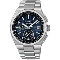 Vyriškas Seiko SBXY065 (ASTRON NEXTER, saulės radijo bangomis valdoma metalinė juosta vyrams) Apvalus laikrodis