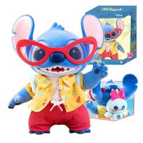 POPULIARIAUSIAS ŽAISLAS Disney  Hello, Stitch  Vasaros dienos serijos pliušinis žaislas [1 vnt.] Figūrėlė Plastikinis modelis Premium Minkštas vinilinis žaislas Stitch personažas Gimtadienis Kalėdos red