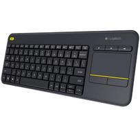 Logitech K400 Plus Wireless Touchpad Keyboard juoda