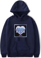 Unisex KATSEYE 2026 Internet Girl Hoodie Unisex Pullover Long Sleeve Streetwear Sweatshirt for Fans L black