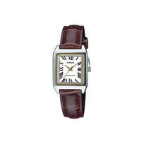 CASIO Women's Standard Series White Watch LTP-V007L-7B2U LTP-V007L-7B2U White Dial Brown Strap gray
