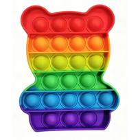 Vaivorykštės Pop Stumdomos Burbuliukų Fidget Žaislai Sensoriniai Streso Malšinimo Žaislai Vaikams Suaugusiems Autizmas Specialiųjų Poreikių Anti Streso Interaktyvus Žaislas
